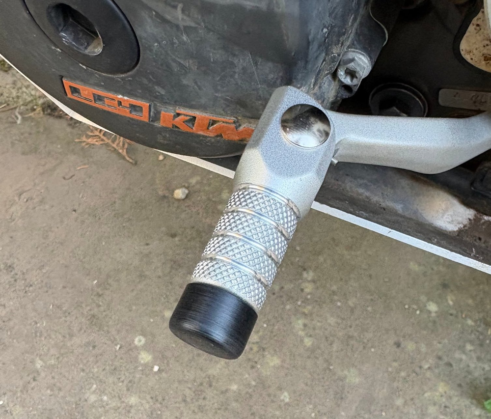 Extending The Gear Lever Toe Peg
